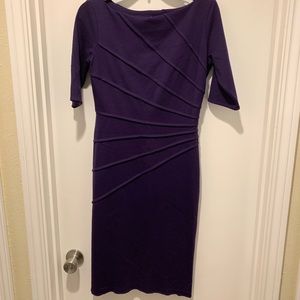 Maggie L Purple Stretch Dress